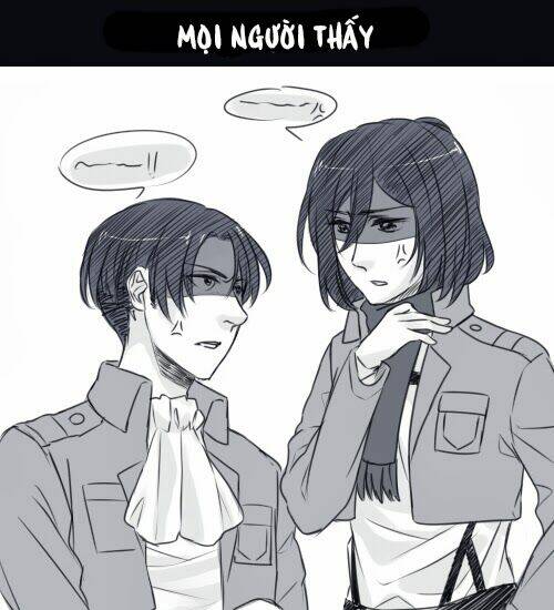 tấn công người khổng lồ - doujinshi eren x mikasa chapter 13 4