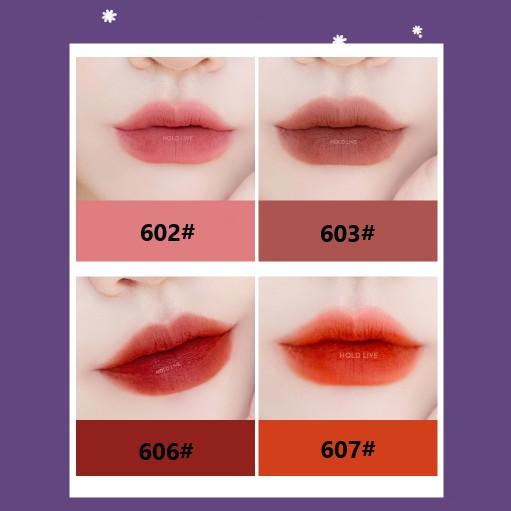 Son kem tím HOLD LIVE gấu tím mềm mịn sương khói Maddie Bear Soft fog Lip Mud Holdlive HLIV59