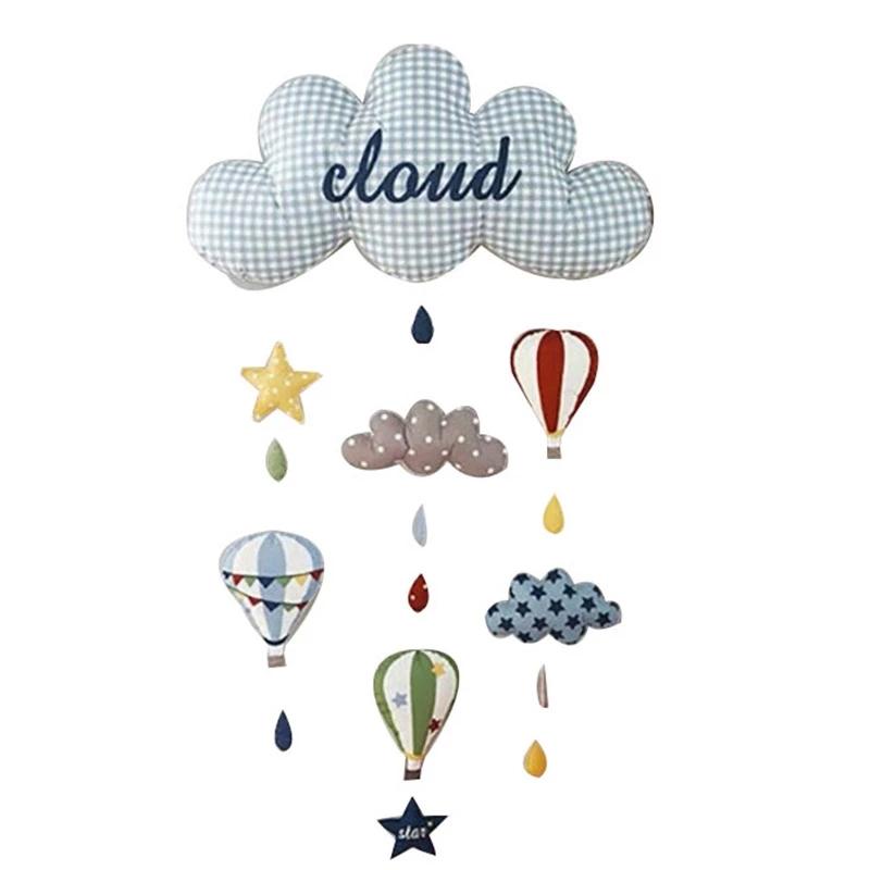 Đám Mây Cho Bé Búp Bê Để Treo Mặt Trăng Tên Lửa Sao Phi Hành Gia Đồ Chơi Treo Tường Trang Trí Trẻ Em Phòng Cốt Ốp Lưng Giường Trang Trí Bé Trai cô Gái Tặng