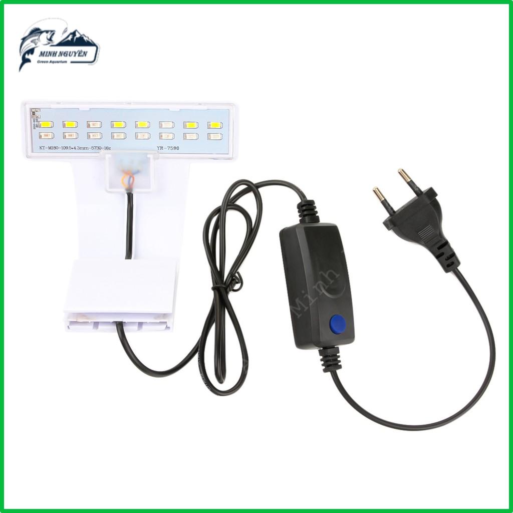 Đèn LED Lẹp Thành Bể Cá RGB M-180 Đèn LED kẹp bể cá bể thúy sinh mini