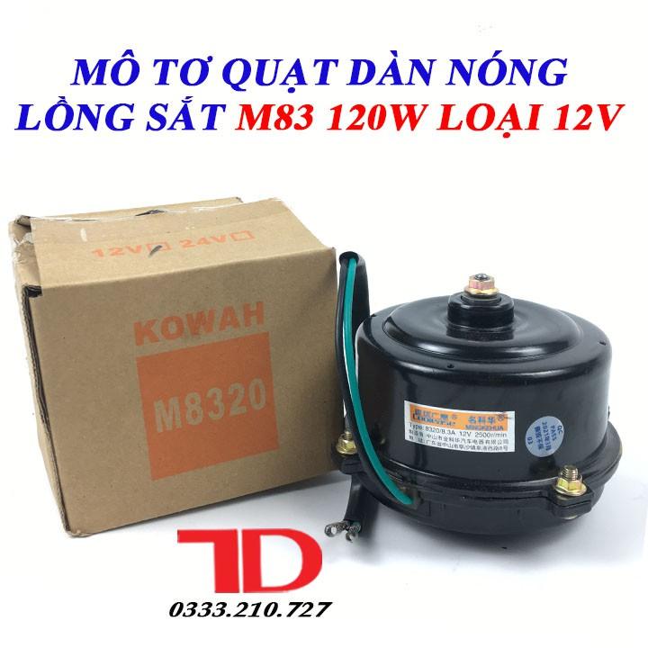 Mô tơ quạt dàn nóng ô tô lồng sắt M83 120W