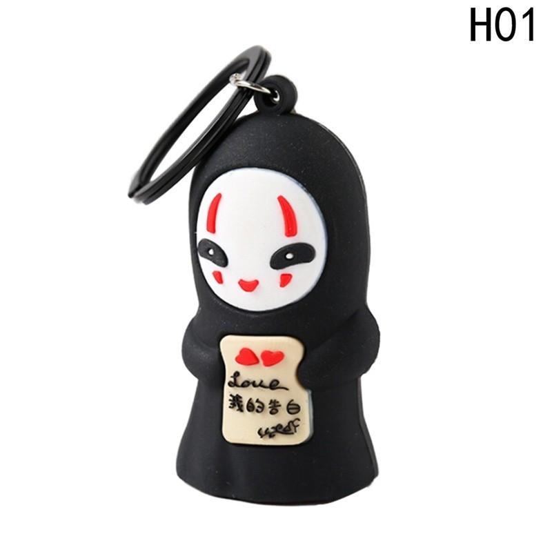 Móc khóa silicone hình vô diện