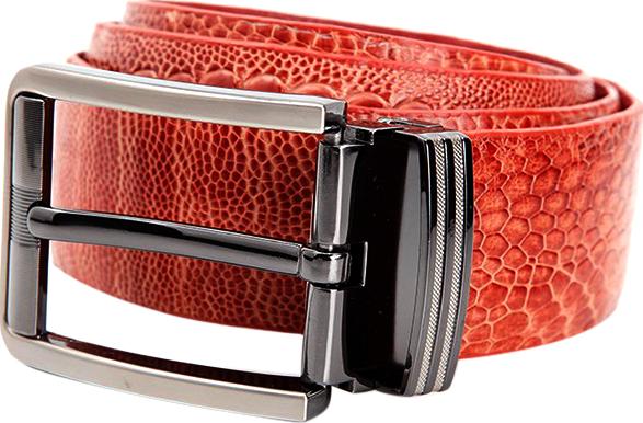 Thắt Lưng Nam Da Đà Điểu Bản Lớn Đầu Kim Huy Hoàng  HT4423 - Vàng