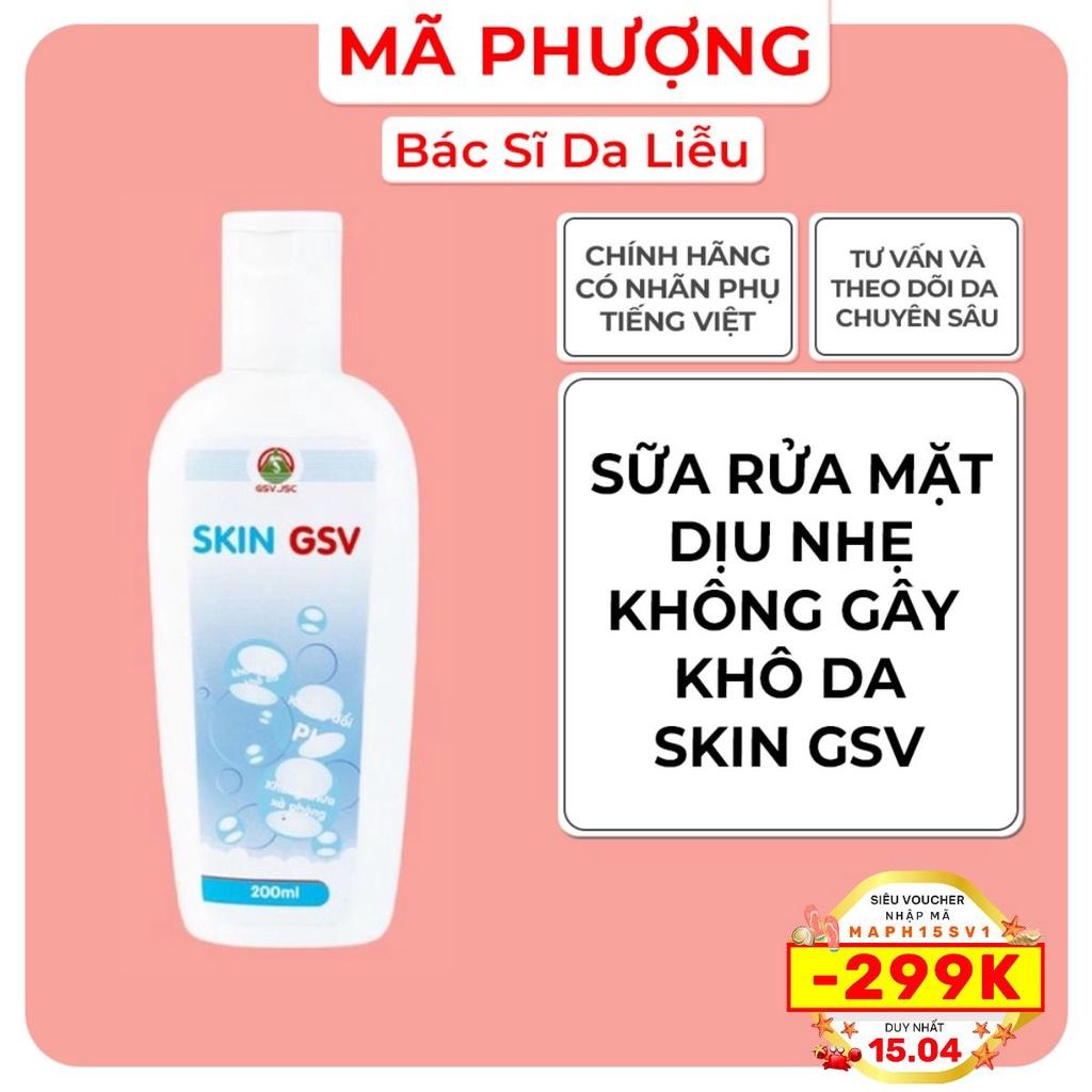 SỮA RỬA MẶT GSV SKIN