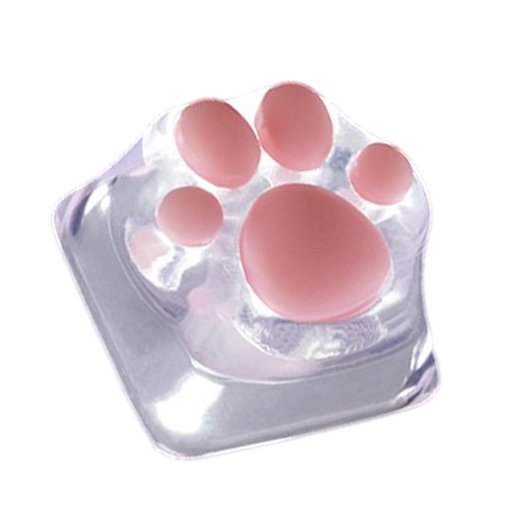 1Pcs Transparent Cute  Mechanical Keyboard  for Game Players