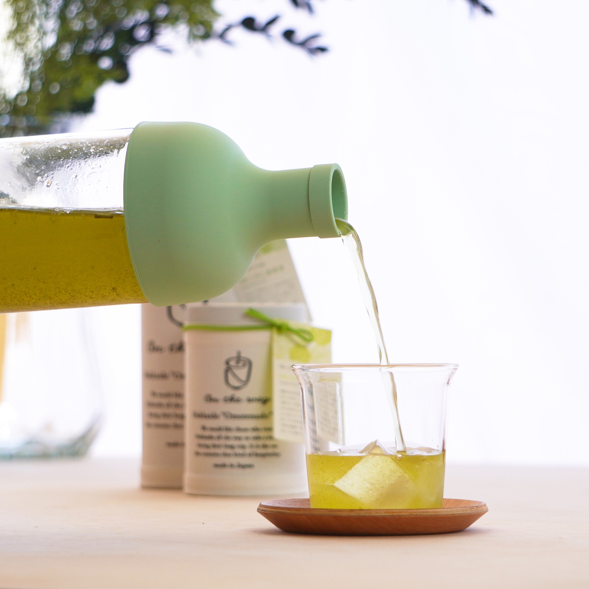 Cốc Thủy Tinh Uống Trà Xanh Kinto Cast Green Tea Glass 180ml