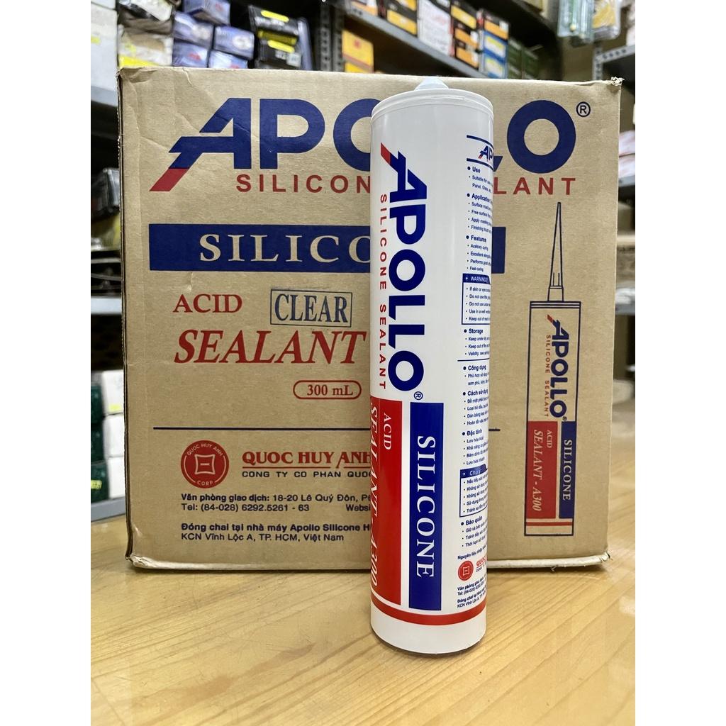 Keo silicone A300 Acid Trong/Sữa 300ml