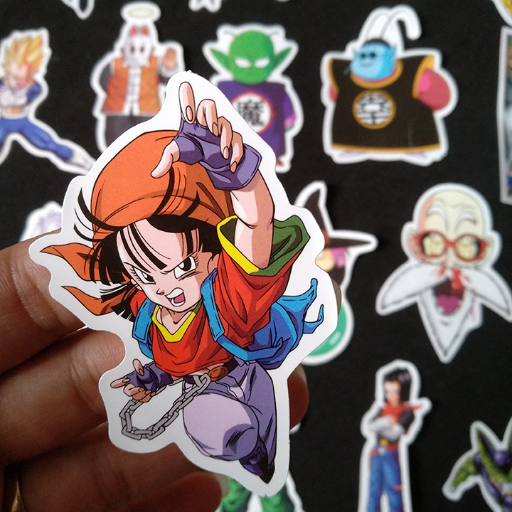 Bộ Sticker dán cao cấp chủ đề DRAGON BALL - SONGOKU - Dùng dán Xe, dán mũ bảo hiểm, dán Laptop