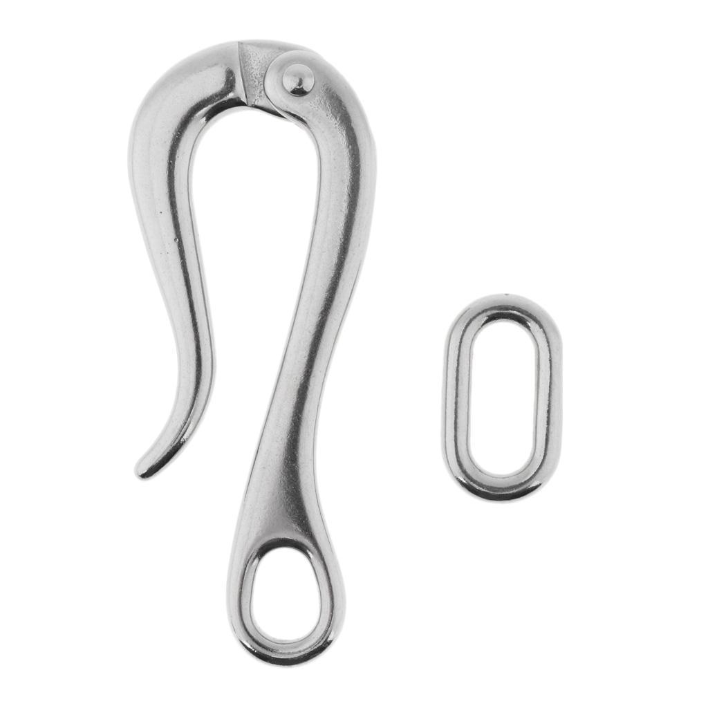 2pcs Stainless Steel Pelican Hook 3.9inch