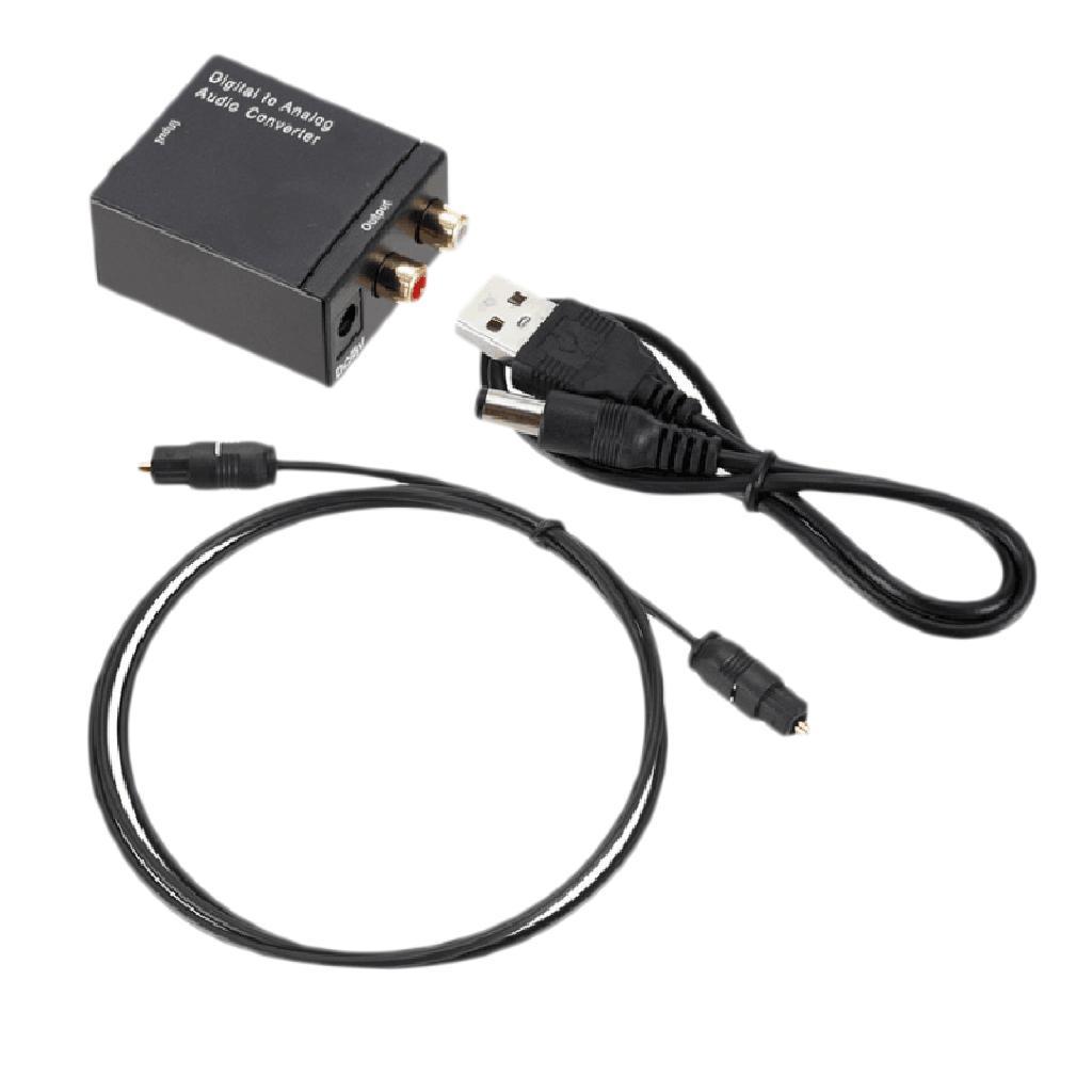 Digital Coaxial Optical  Signal to Analog L/ Converter Adapter