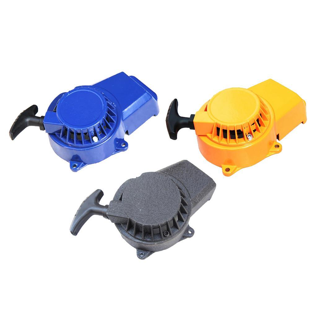 Aluminum Pull Start Starter Replacement for 43cc 47cc 49cc 2-Stroke Engine Motorized Bicycle Scooters Dirt Bike