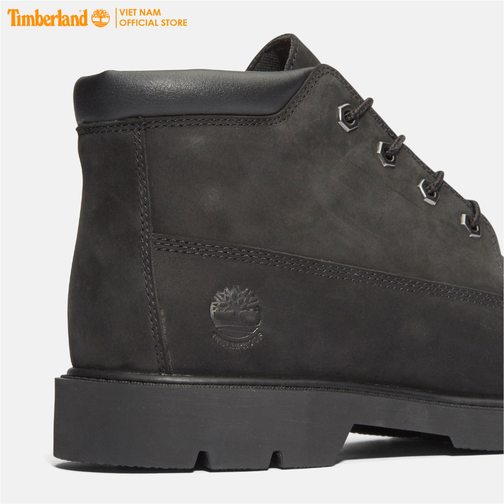 Timberland Giày Nam Boot Cổ Trung Basic Chukka WP w/ Suede Black Nubuck TB0A2QPZ01