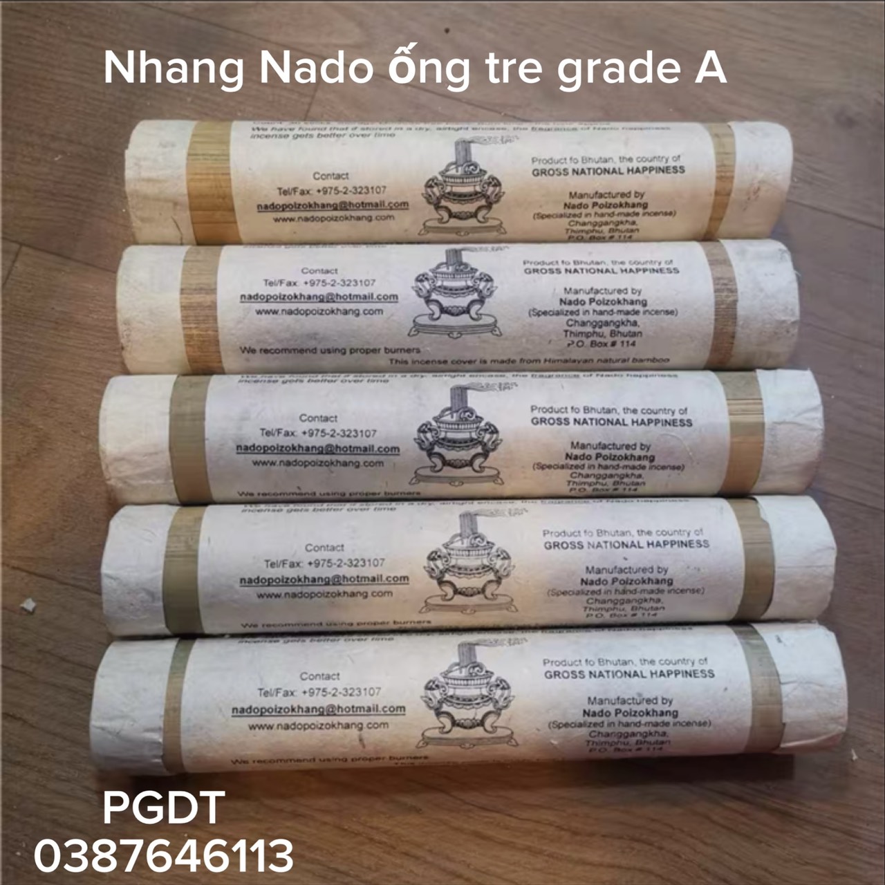 Nhang Nado ống tre grade A  Nado Happiness Incense