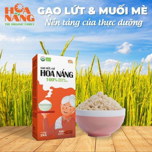 Gạo Lứt Hữu Cơ Hoa Nắng - Hộp 2kg