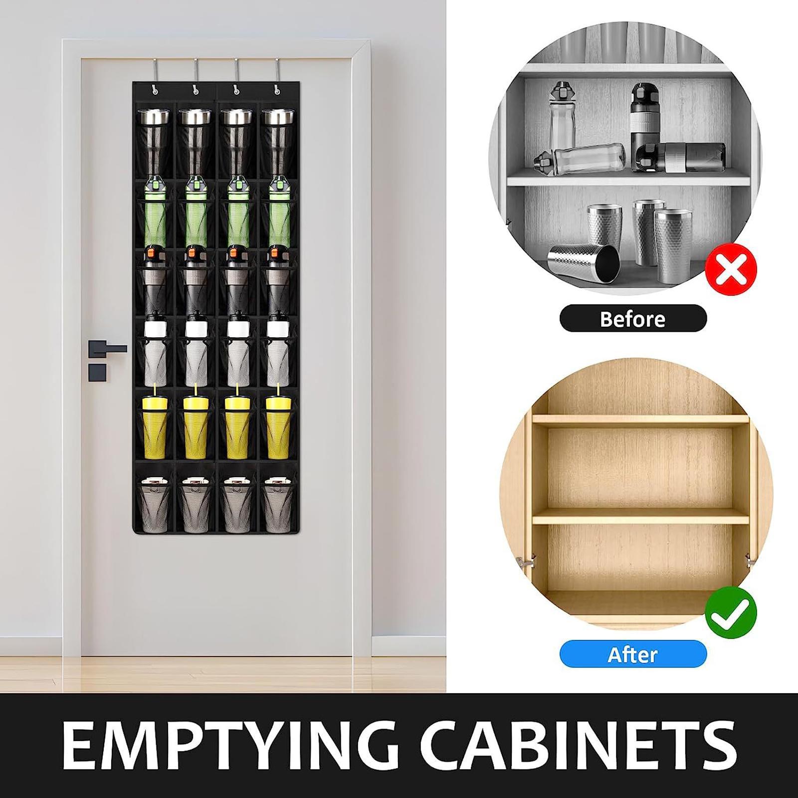 Large Pockets over The Door Shoe Organizer Multi Function Space Saver Shoe Hanger Shoe Rack Shoe Storage for Hats Bedroom Living Room Keys