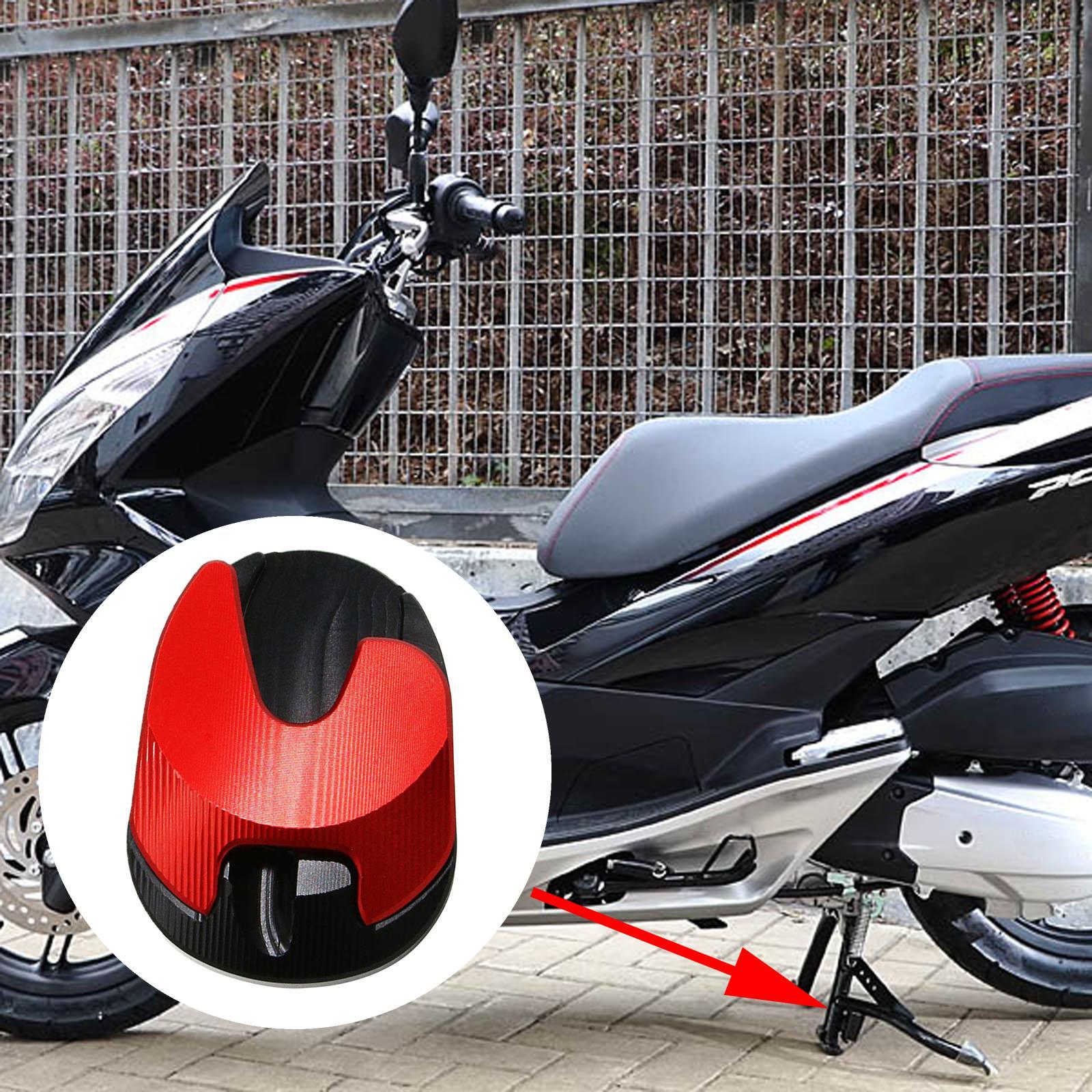 Motorcycle Kickstand Plate Extension Pad Side for  Pcx160 2020-21 Red