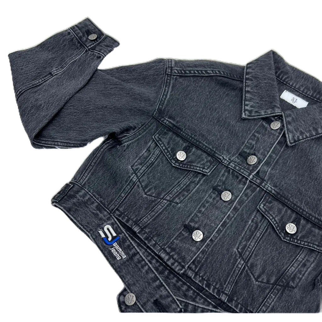 Áo khoác nữ + quần bò cá tính  A5, dáng đứng, chất liệu cotton 100% chĩnh hãng thương hiệu Samma Jeans - Áo Jacket A4