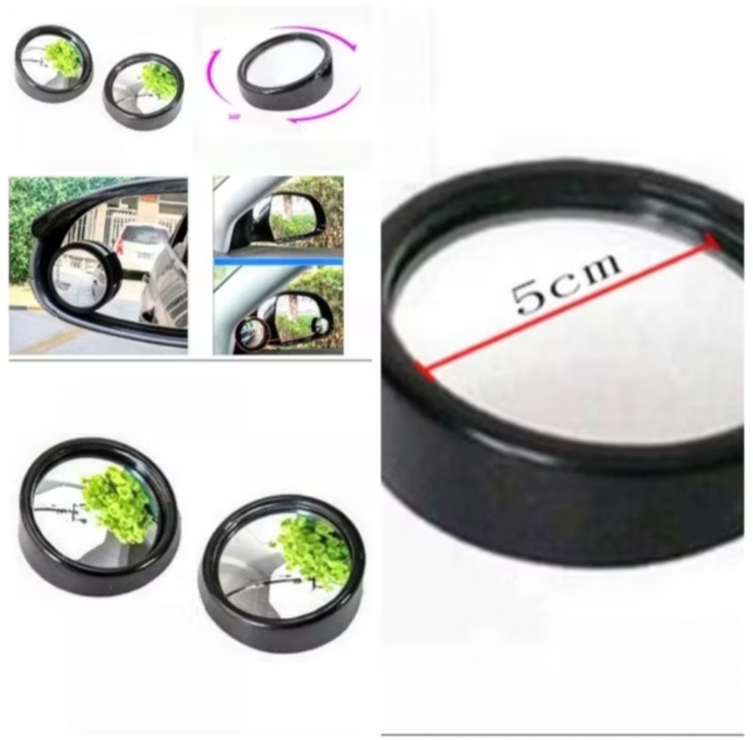 BỘ 2 CÁI GƯƠNG CẦU LỒI MINI LẮP XE HƠI ÔTÔ XEM ĐIỂM KHUẤT