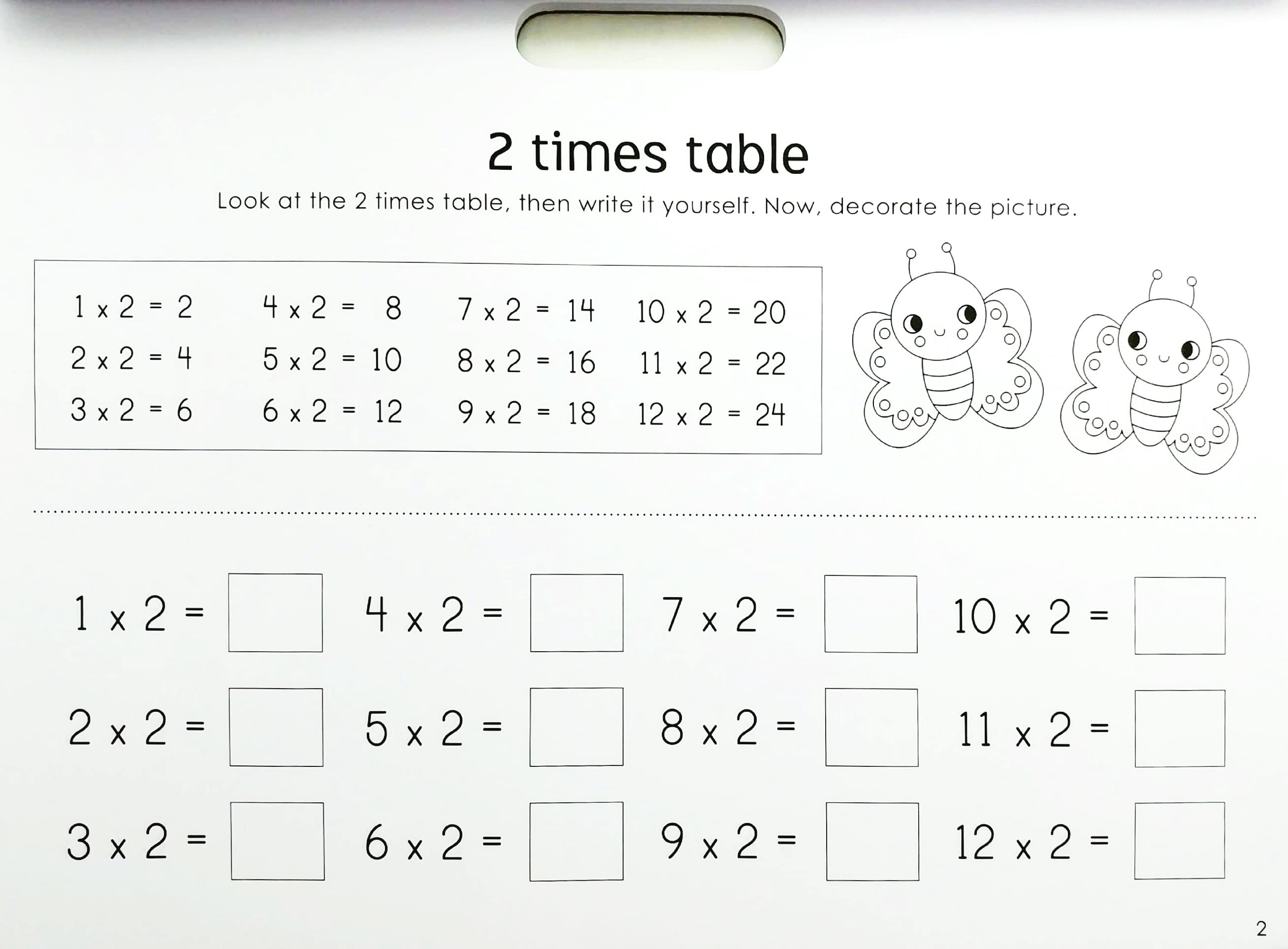 Little Genius: Times Table Fun Educational Activity Book