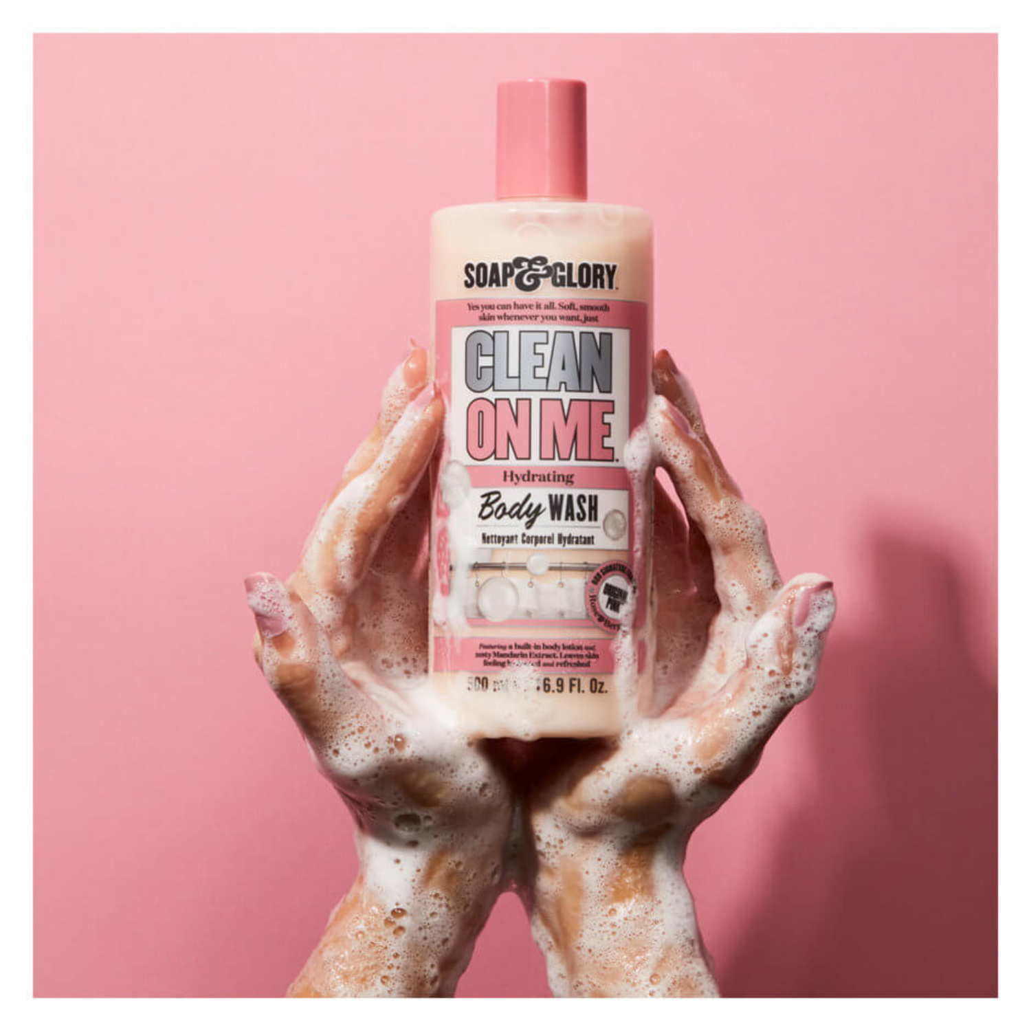 Sữa tắm Soap and Glory Clean On Me Shower Gel 500ml (Bill Anh)