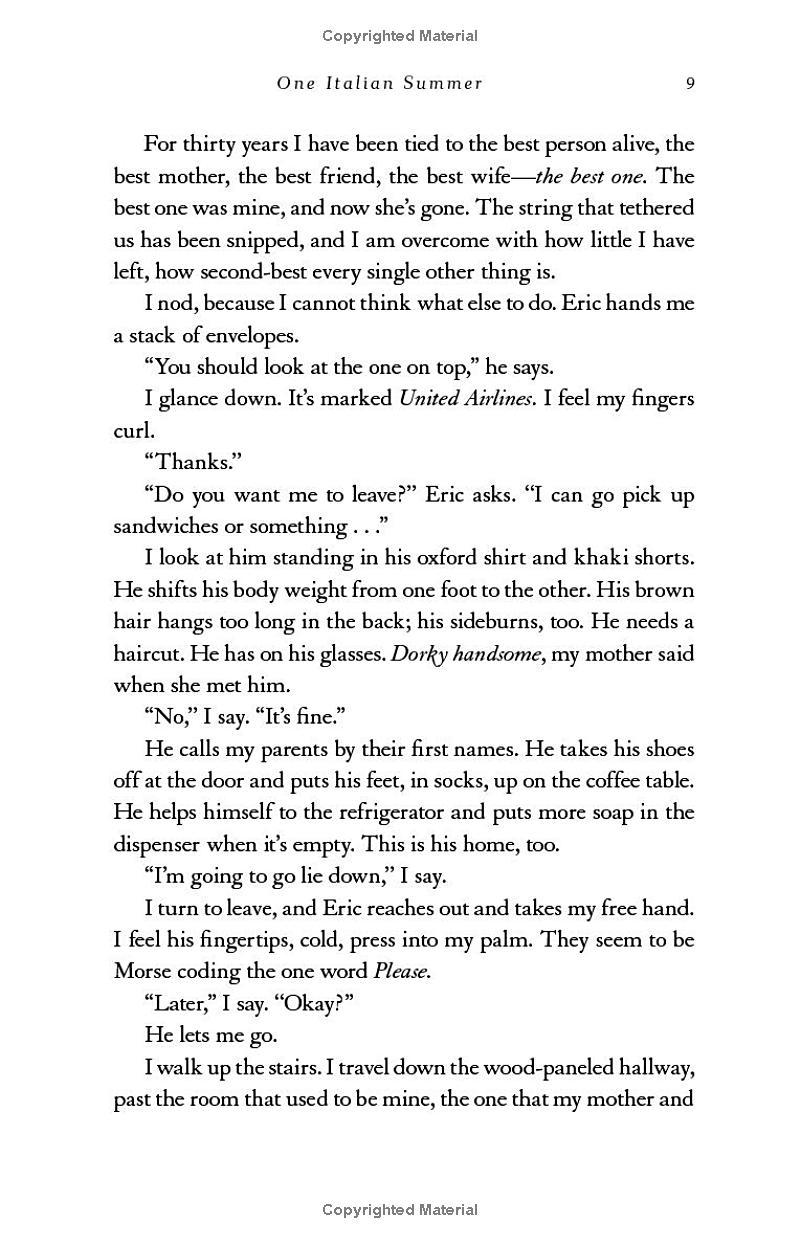 Sách ngoại văn: One Italian Summer