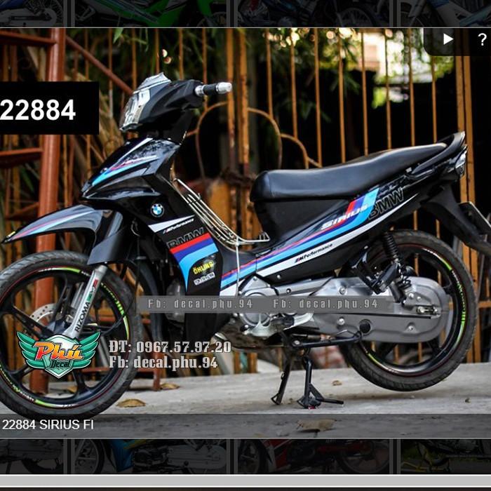 Tem rời Sirius FI BMW
