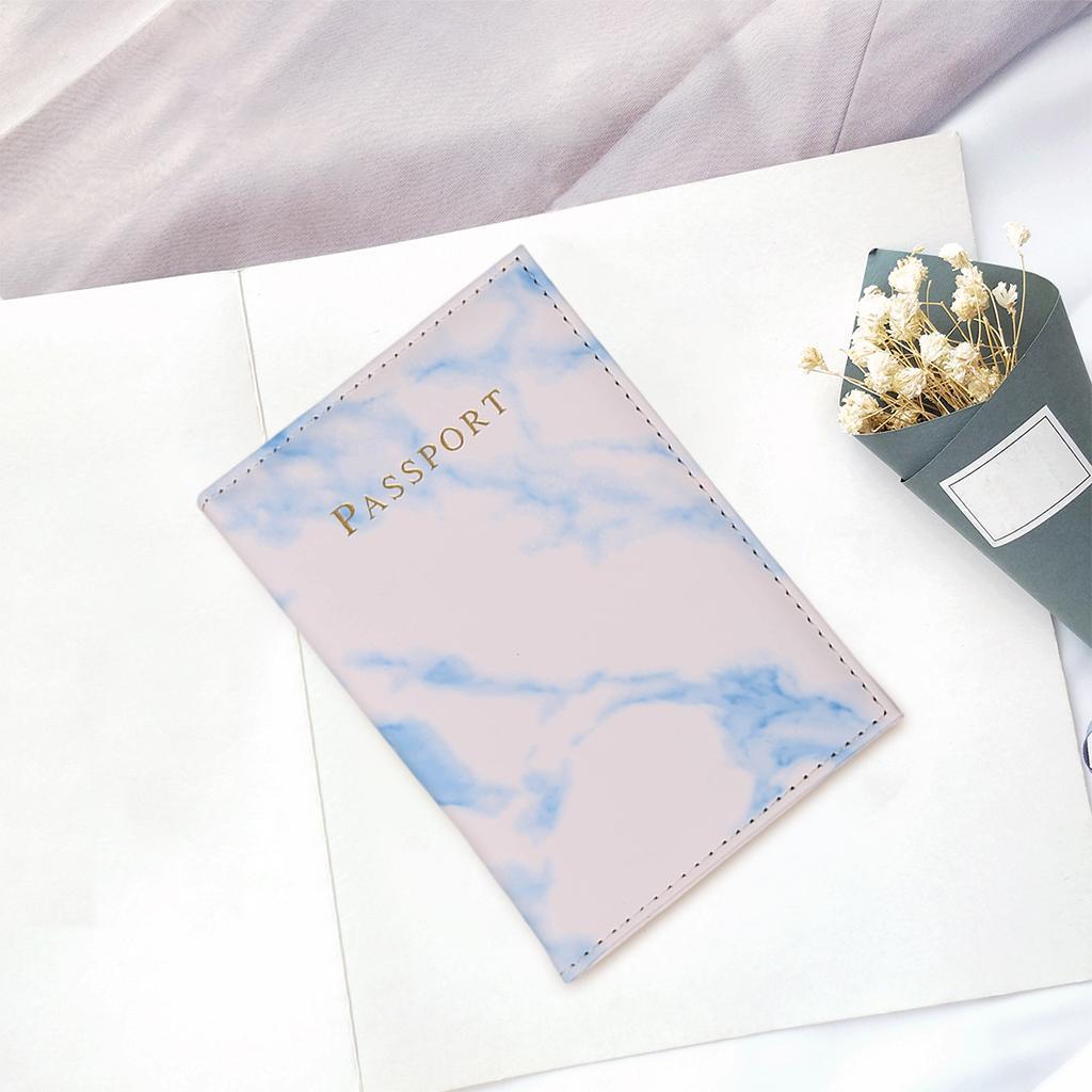 Travel Passports Holder Holder Case Blue