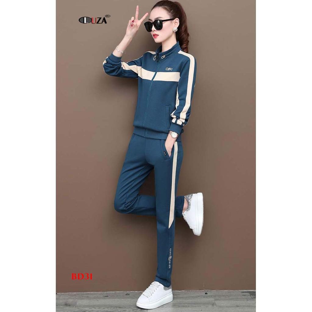 BỘ THỂ THAO KHÓA CHẤT LIỆU DA CÁ CAO CẤP