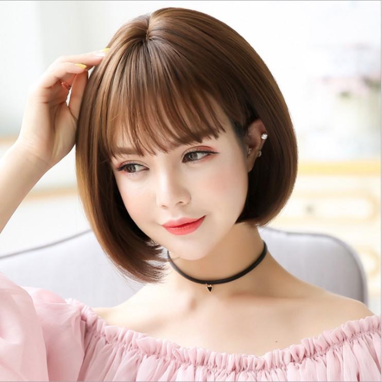 Tóc giả nữ Hàn Quốc cao cấp có da đầu - TG53