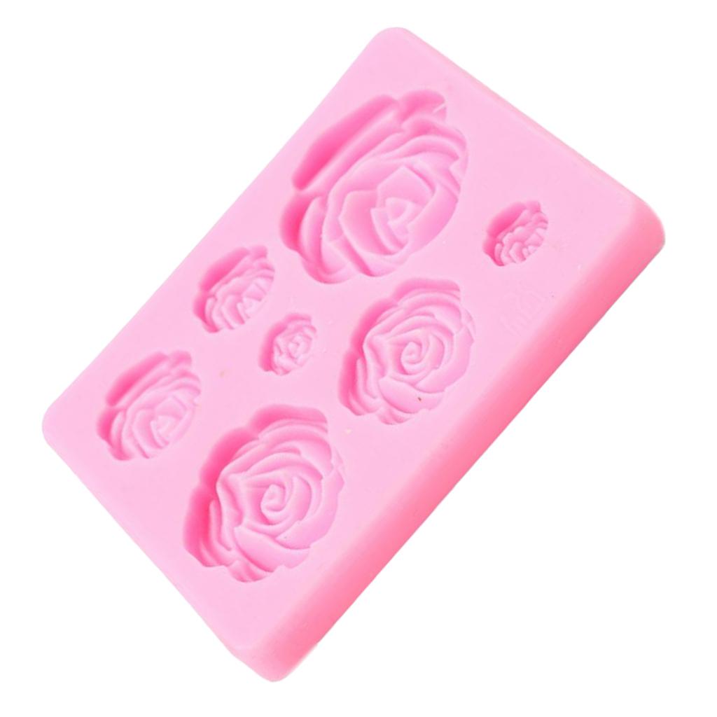 Rose Flower Silicone Mold Mould Sugar Craft Fondant Cake Decorating Baking