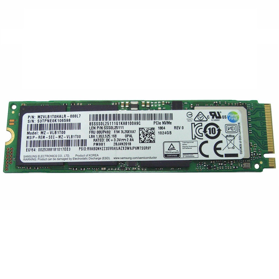 Ổ cứng gắn trong SSD PM981 NVMe 1TB – Hàng Nhập Khẩu