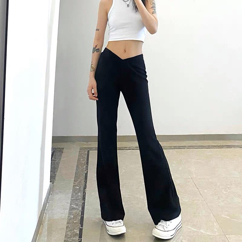 Quần Dài Cạp Cao Dáng DàiTrước Phong Cách Ulzzang_Mẫu Mới Nhất D5