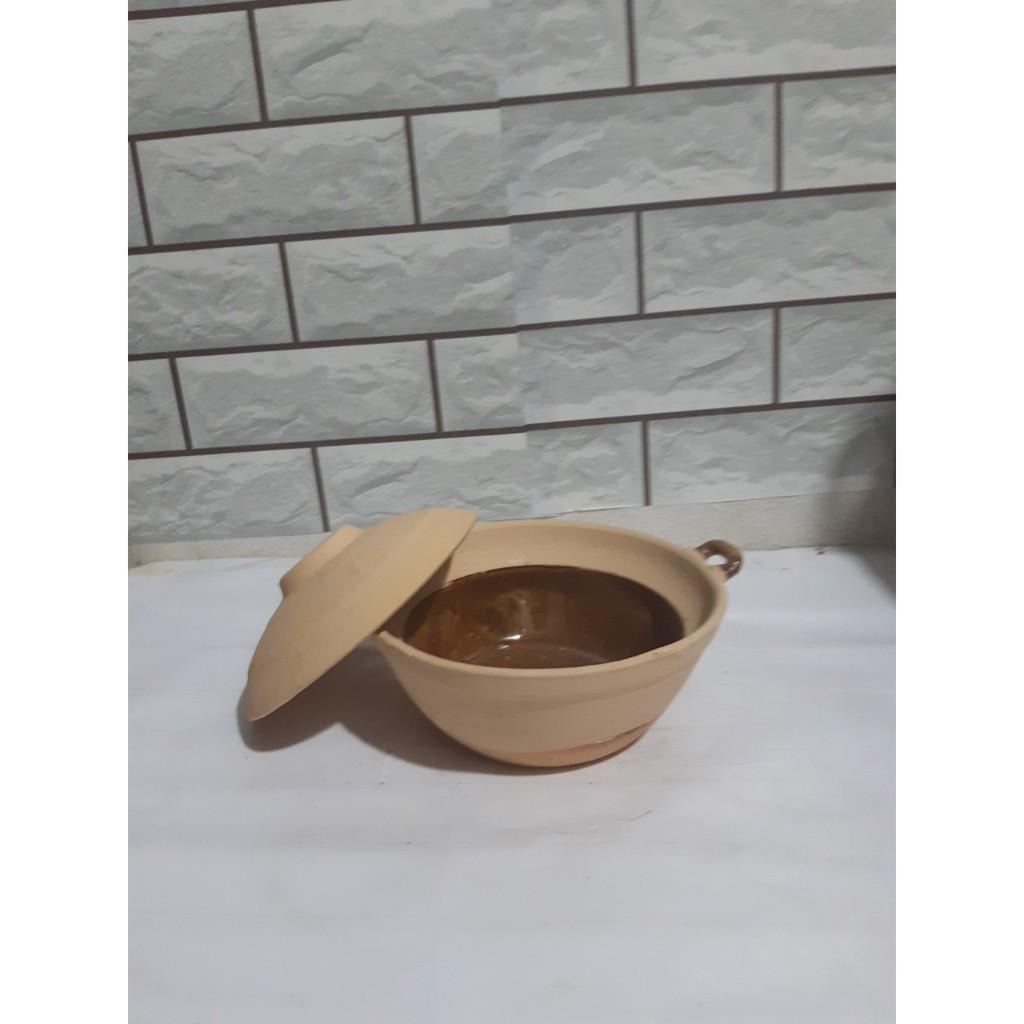 Nồi đất trán men nhỏ C6*R16 cm 2 cái