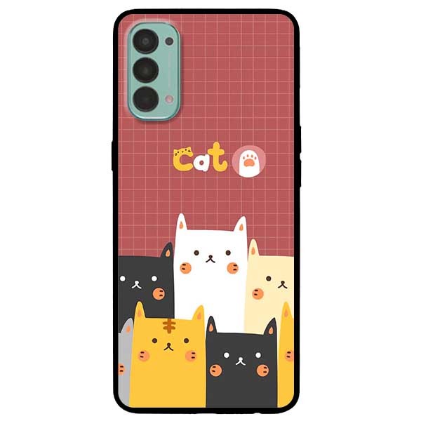 Ốp lưng dành cho Oppo Reno 4 mẫu Mèo Nâu