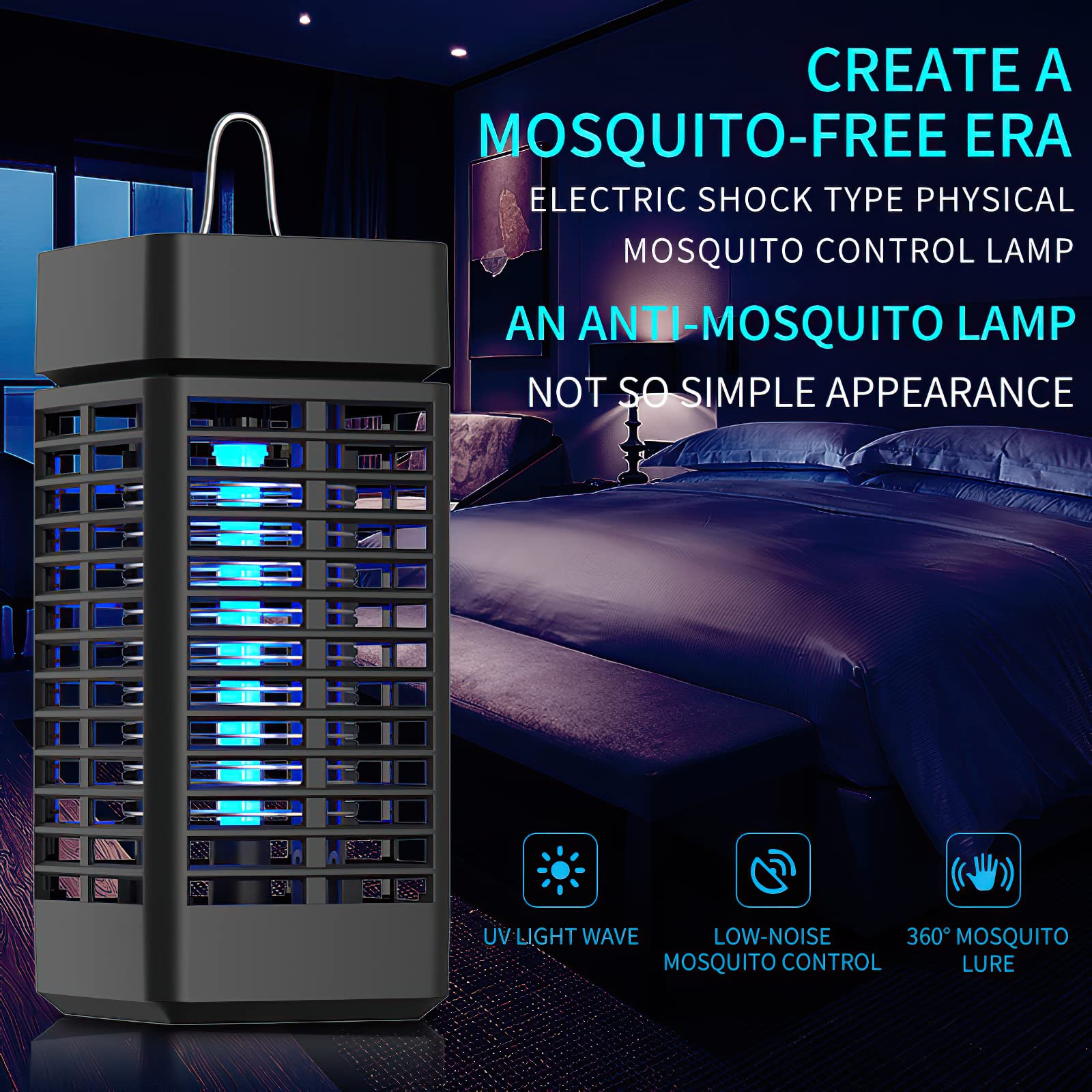 Đèn Diệt Muỗi UV Outdoor Indoor Bug Zapper Electric Mosquito Zapper