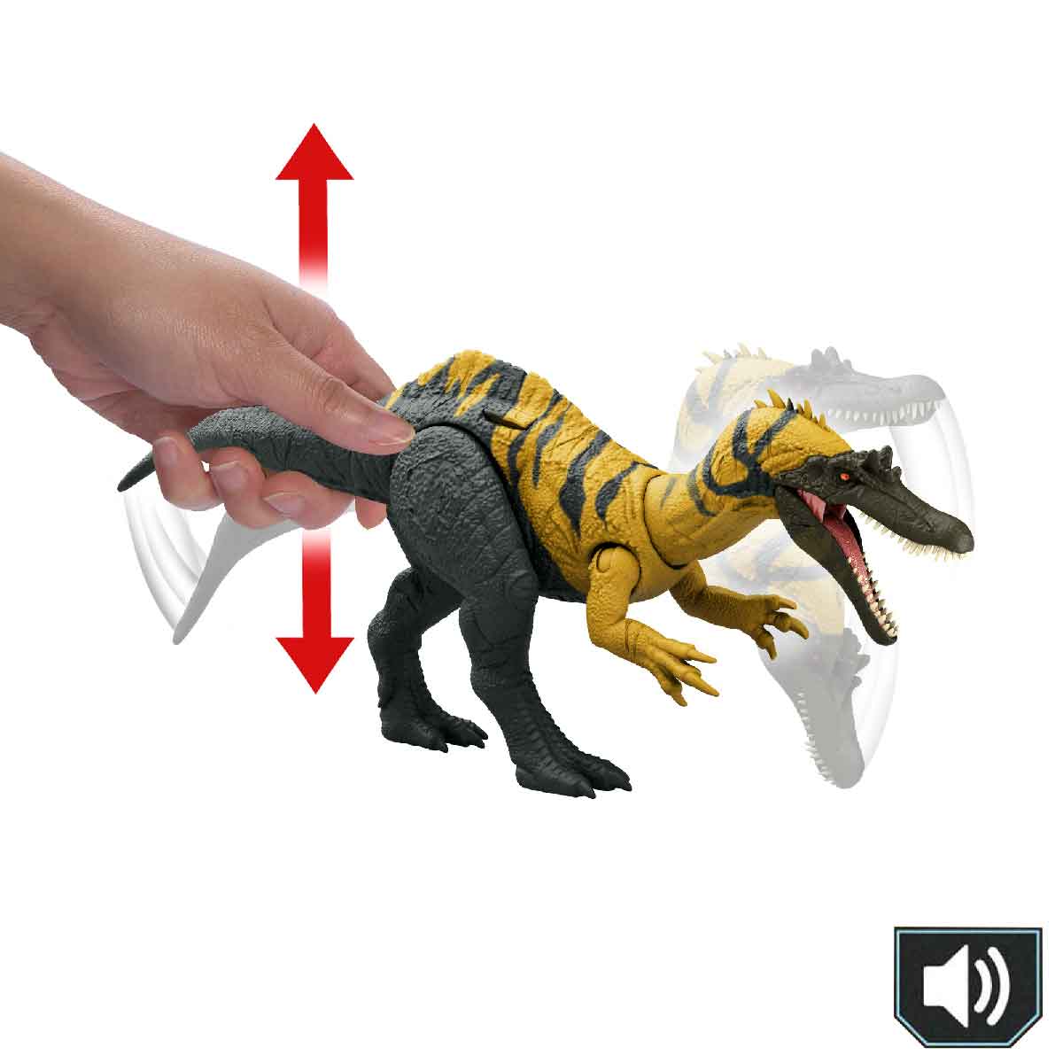 Đồ Chơi Mô Hình Khủng Long Ceratosuchops Có Âm Thanh JURASSIC WORLD MATTEL JCL66/HLP14
