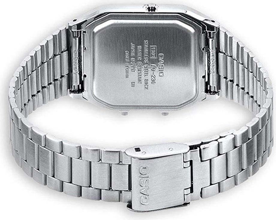 Đồng hồ Unisex Casio Vintage AQ-230A-7BMQ dây kim loại