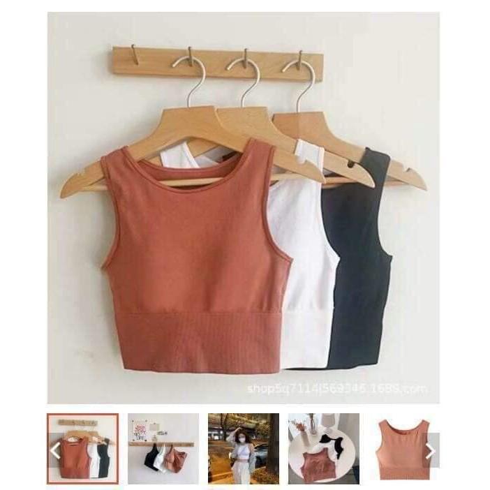 ÁO BRA CROPTOP BA LỖ CÓ ĐỆM NGỰC SIÊU HOT MÃ 8862