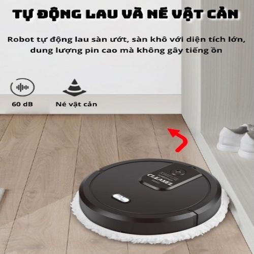 ️ FREESHIP ️  ROBOT LAU NHÀ SMART MUTE LAU ƯỚT-LAU KHÔ-PHUN SƯƠNG TẠO ĐỘ ẨM