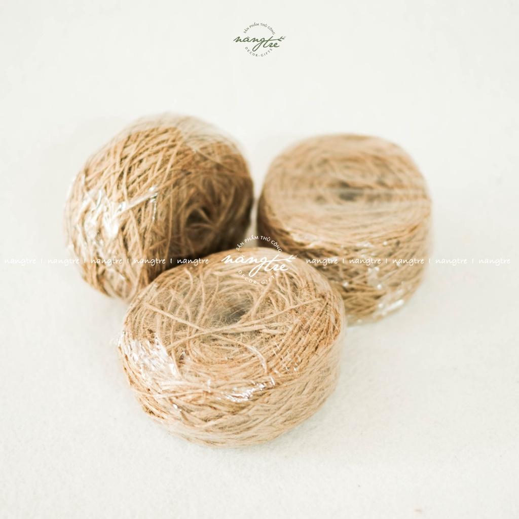 Cuộn 250m dây thừng 1mm handmade/ Cuộn dây gai