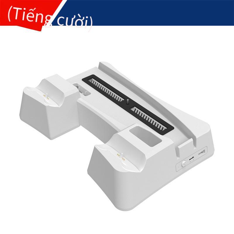 Giá thấp nhất trò chơi PS5 phiên bản kỹ thuật số máy chủ làm mát cơ sở ống dẫn khí PS5 tay cầm đế sạc lưu trữ giá đỡ làm mát