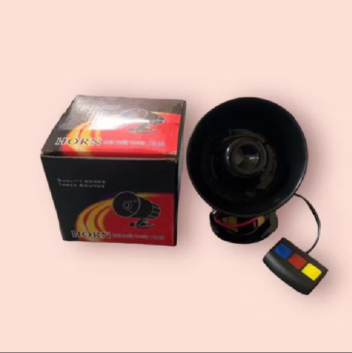 Còi hú 3 chế độ cho xe máy ôtô xe điện âm thanh lớn