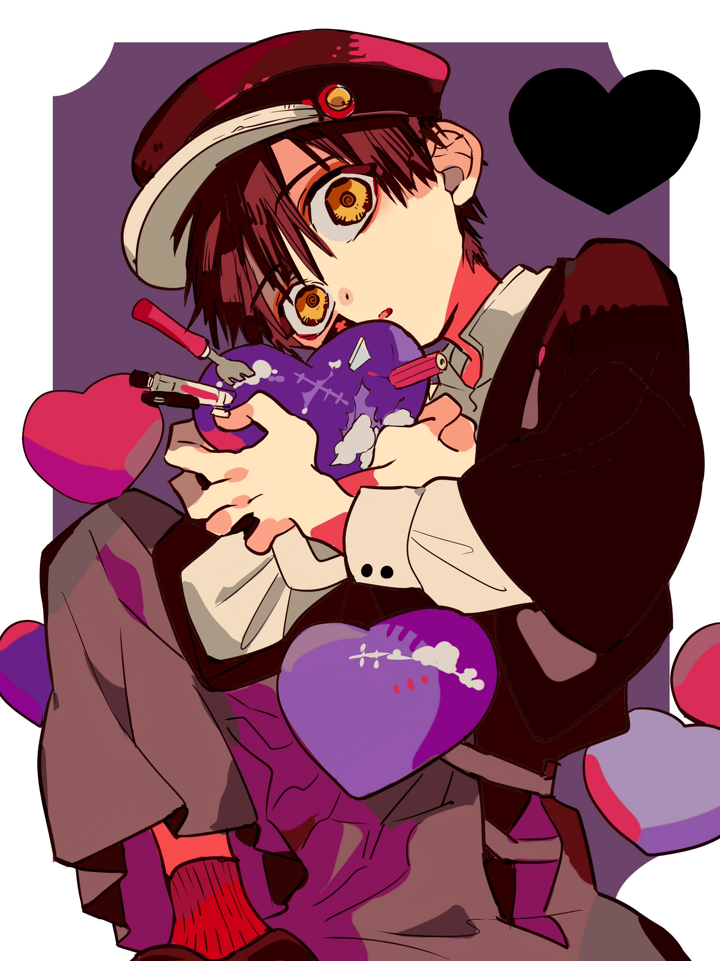 Tranh Poster Jibaku Shounen Hanako-kun khổ A4
