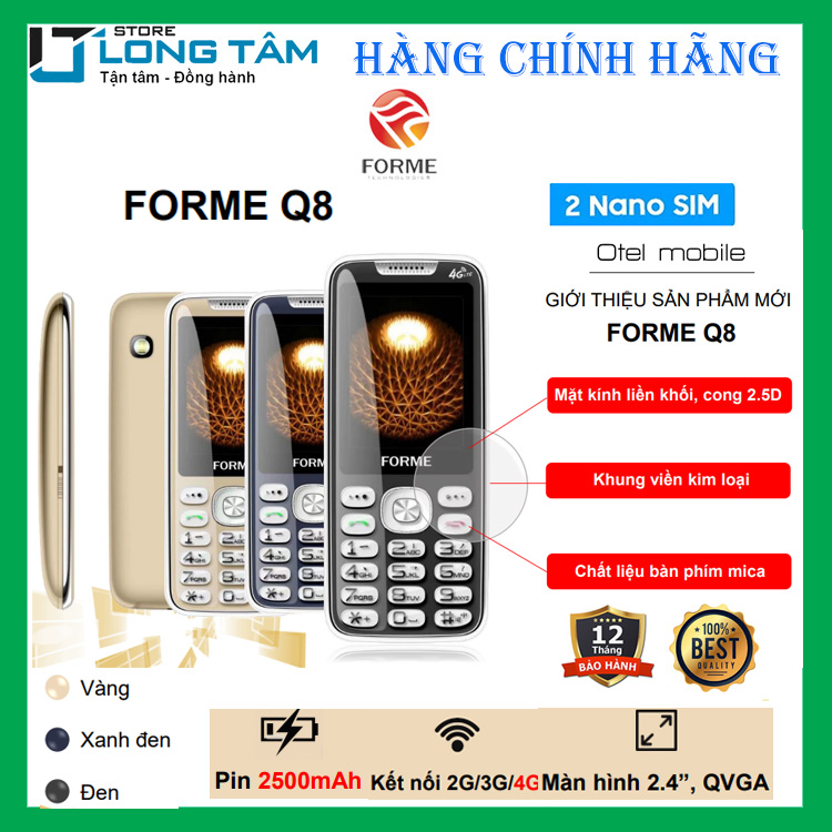 Điện thoại di động Forme Q8 - Hàng chính hãng