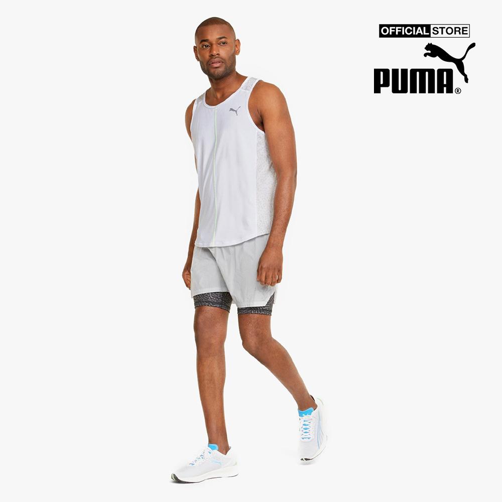 PUMA - Áo ba lỗ thể thao nam phối logo hiện đại 521672