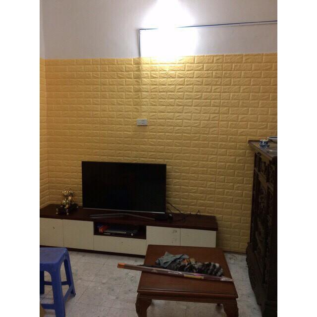 COMBO 10 TẤM - Dán Tường Xốp Giả Gạch Kích Thước 70 X 77