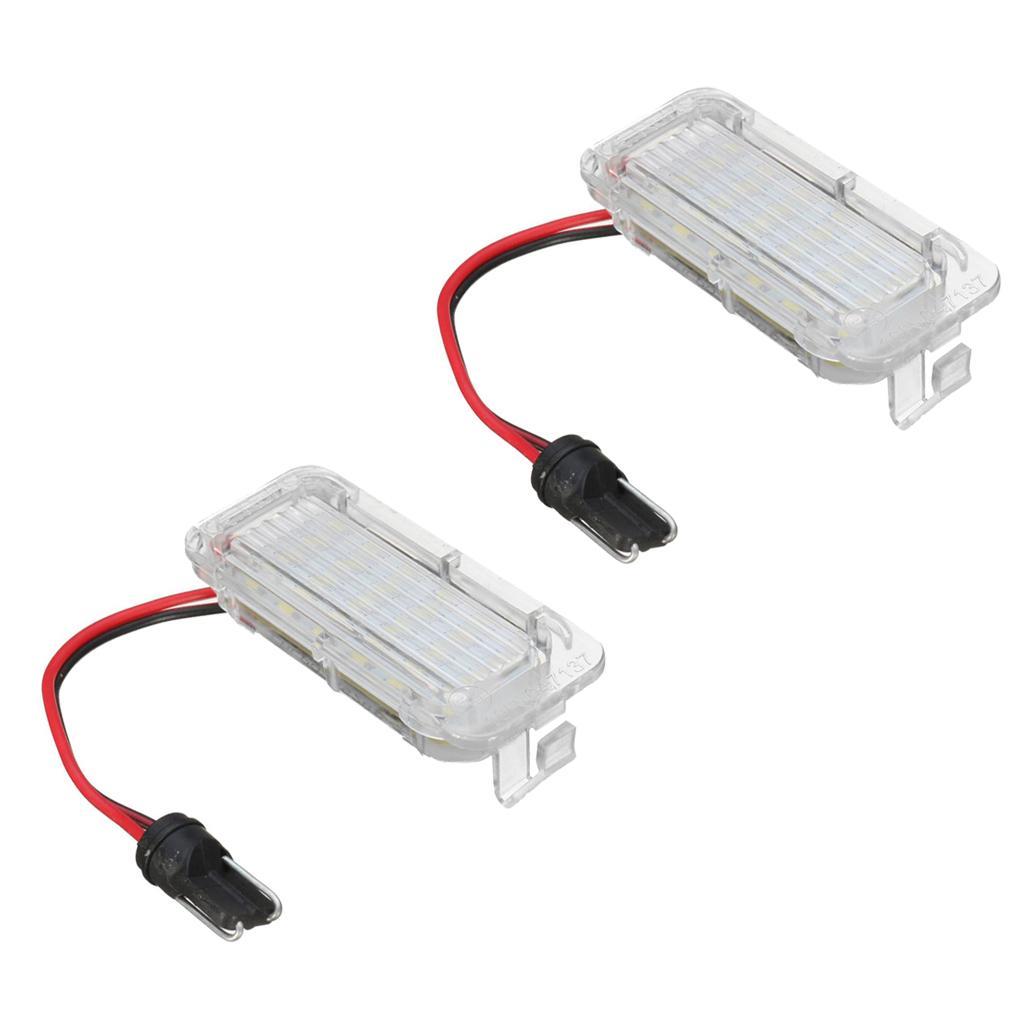 2 Pieces White 18LED License Number Plate Lights