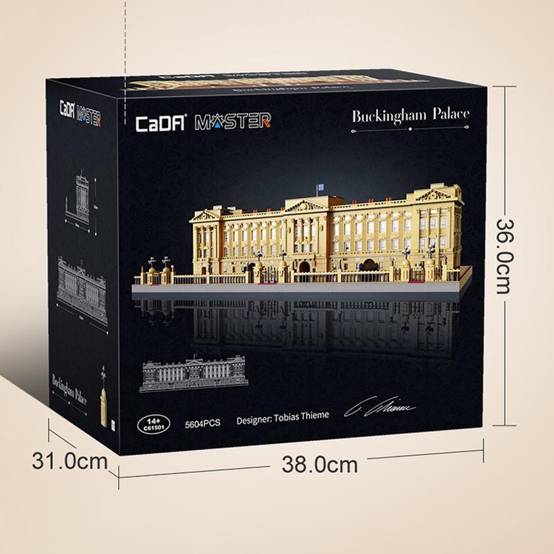 Đồ chơi Lắp ráp Cung điện Buckingham, Cada C61501 Bristish Building, Xếp hình thông minh, Mô hình thành phố