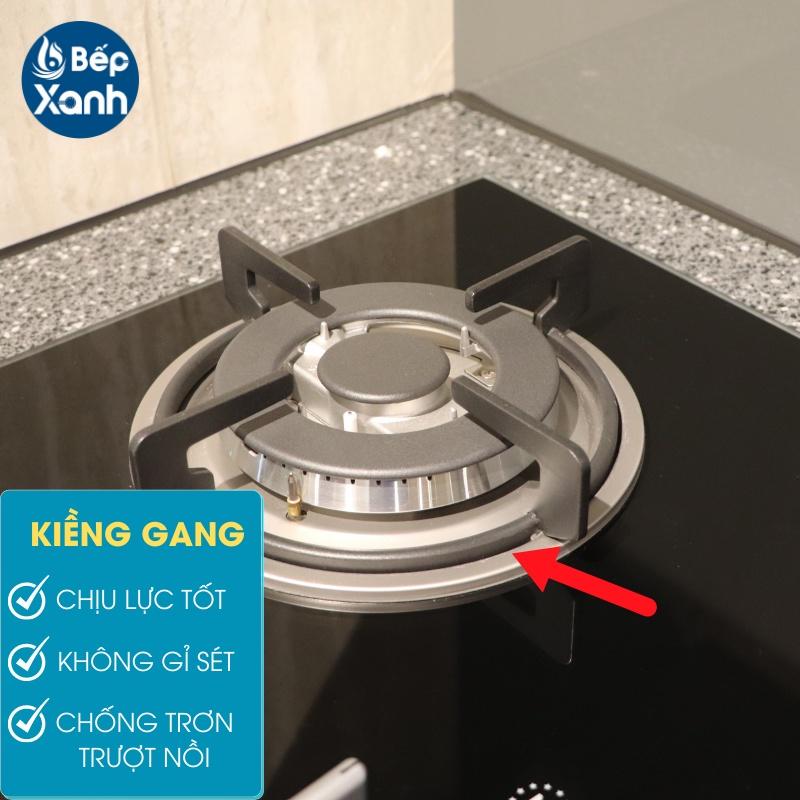 Bếp Gas Âm 2 Gas Malloca GHG 732A NEW - Kính Cường Lực, Mâm Đốt Somipress Ý - Hàng Chính Hãng