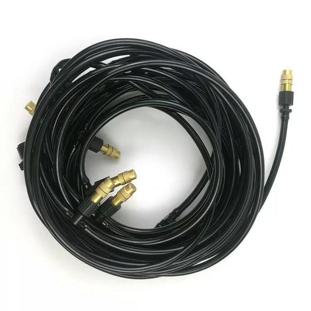 Bộ 12 đầu phun sương đồng kèm 10m dây 4/7mm